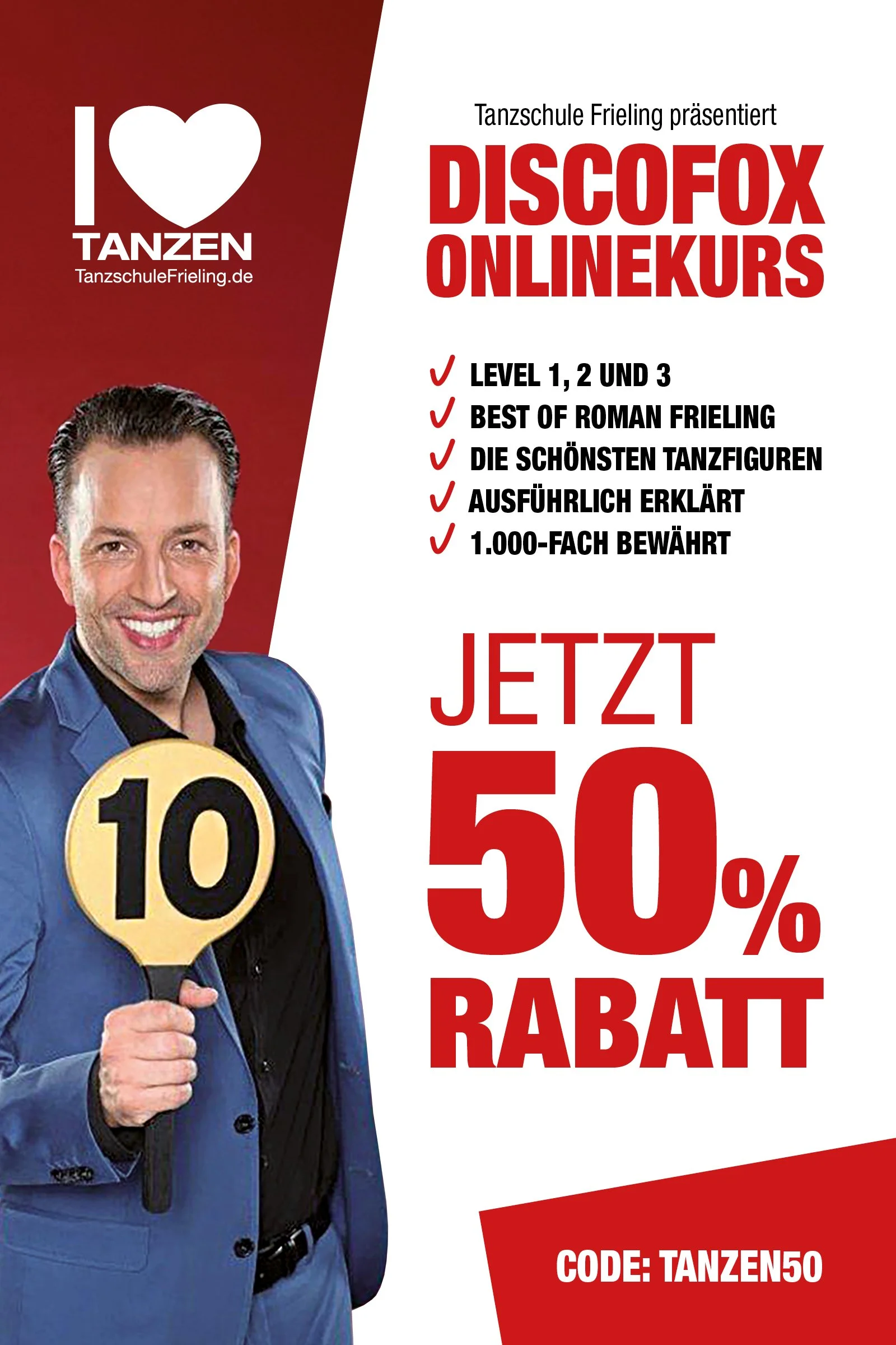 Der Discofox Onlinekurs mit Roman Frieling
